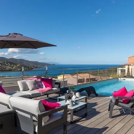 Albizia 6p, Private Heated Pool Sea View 5 Minutes From Favone Villa